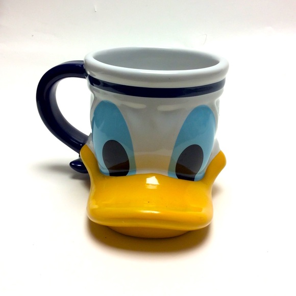 Disney Donald Duck Head Coffee Mug - Picture 1 of 5